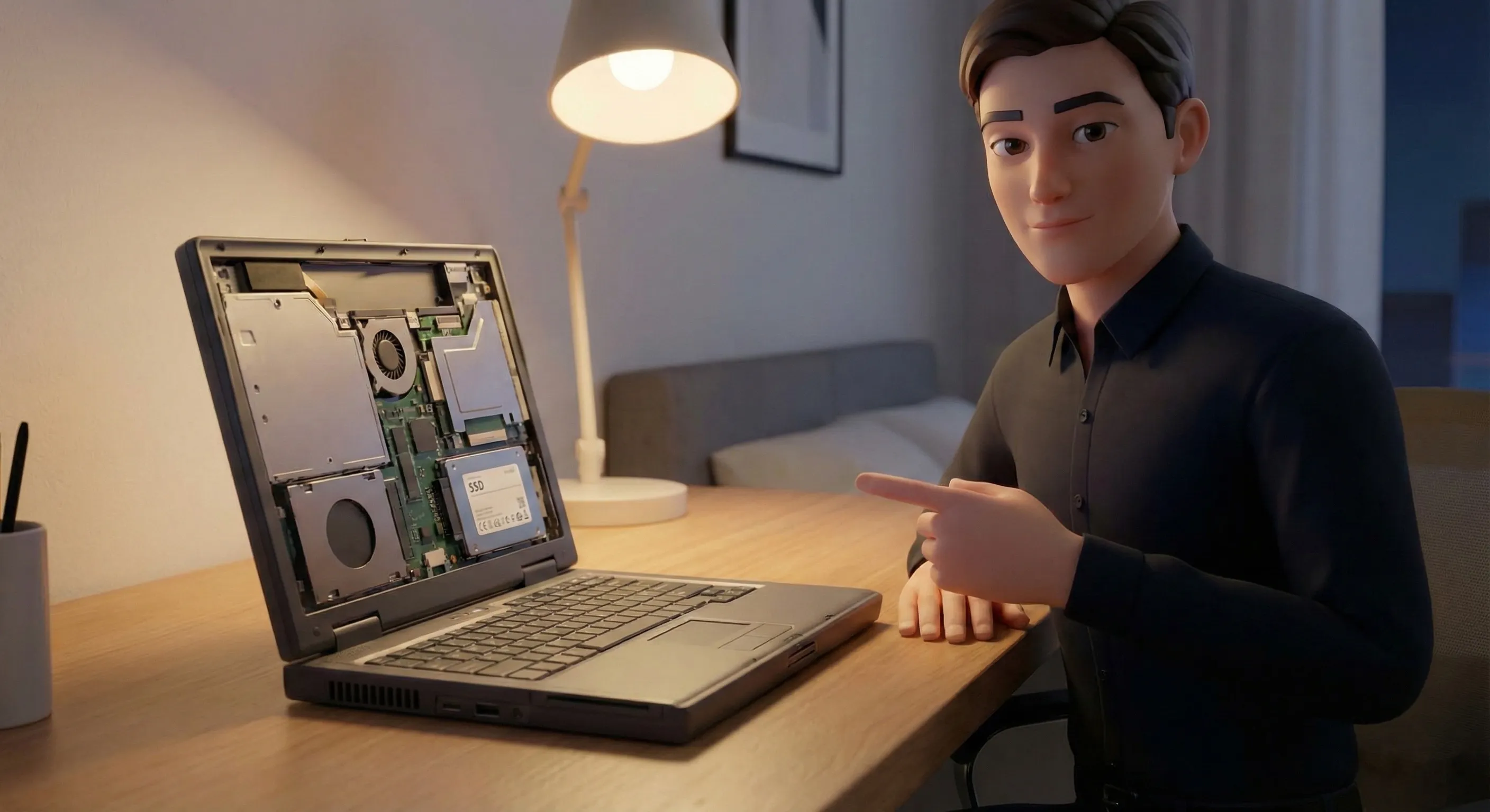 تاثیر  SSD روی لپ تاپ قدیمی