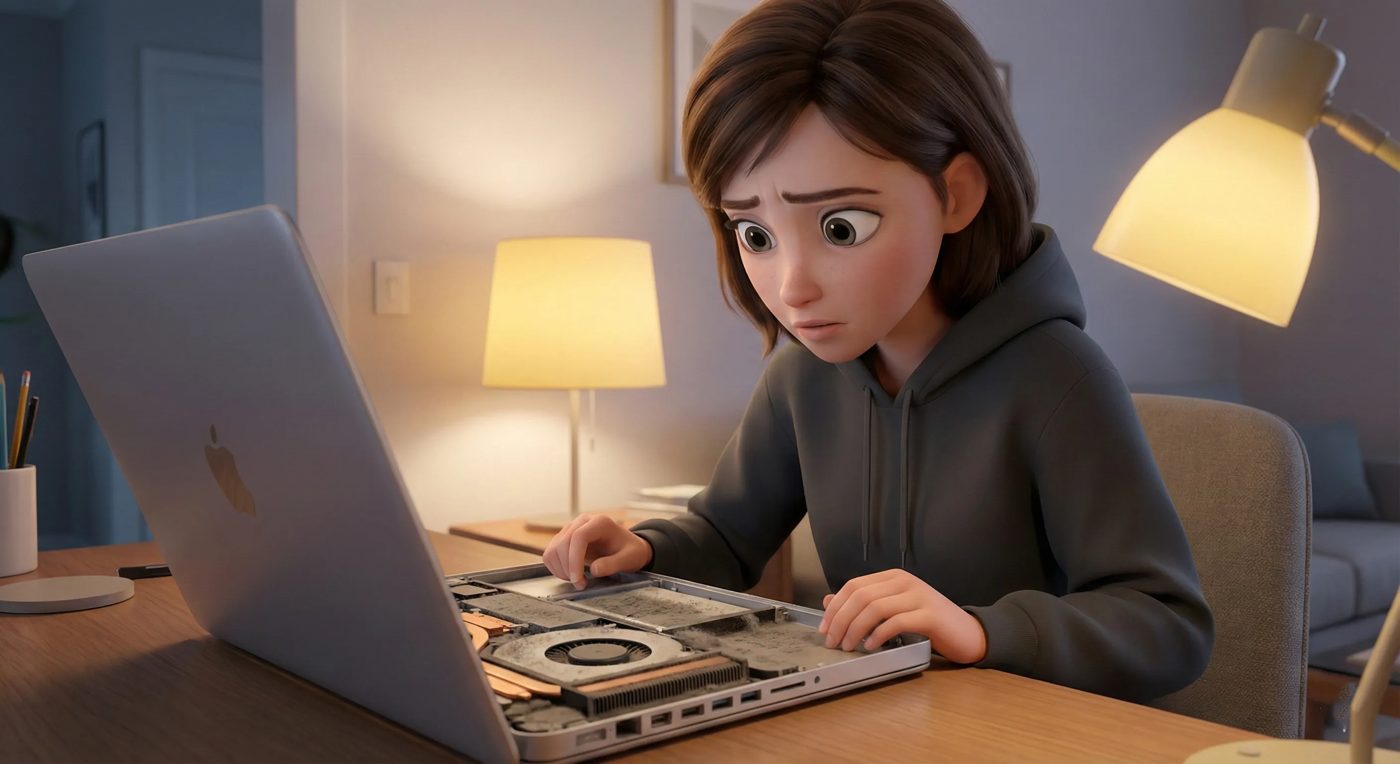 تمیز کردن لپ تاپ